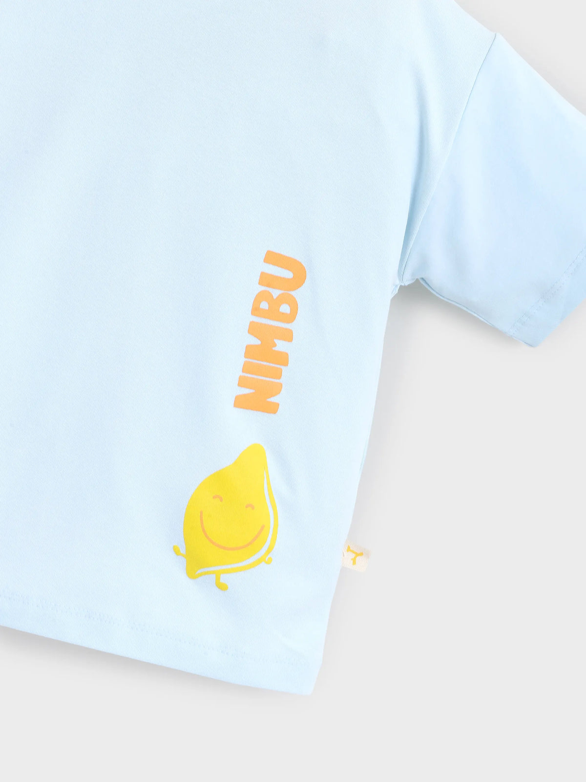 Girl Half Sleeve T-shirt Blue Green 1527