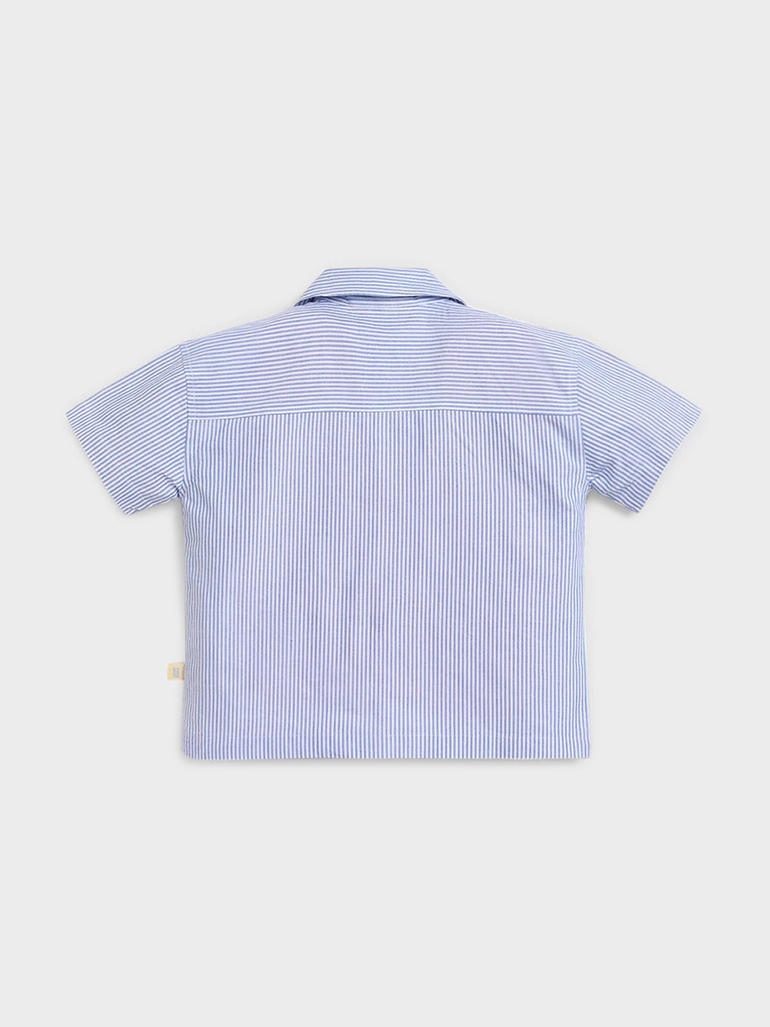 Colourblock Striped Short Sleeve Shirt