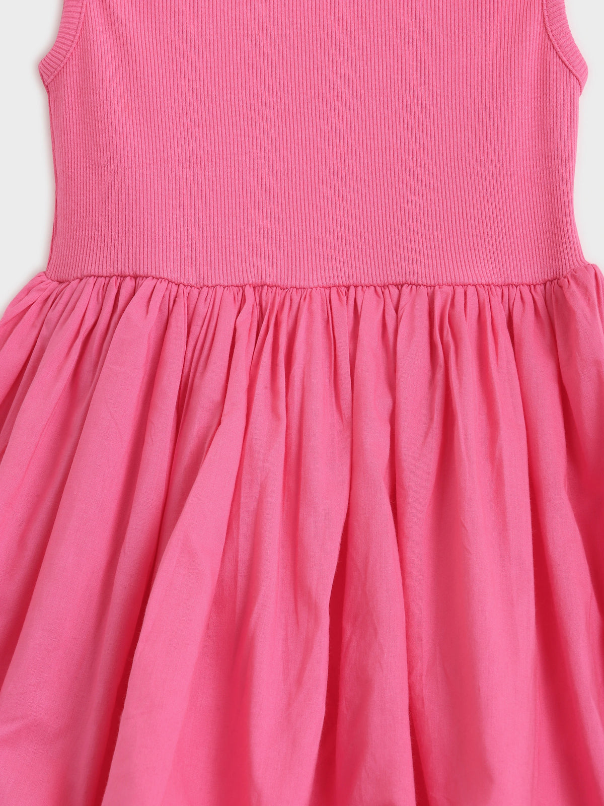 Rose Pink Flutter Sleeve Dress