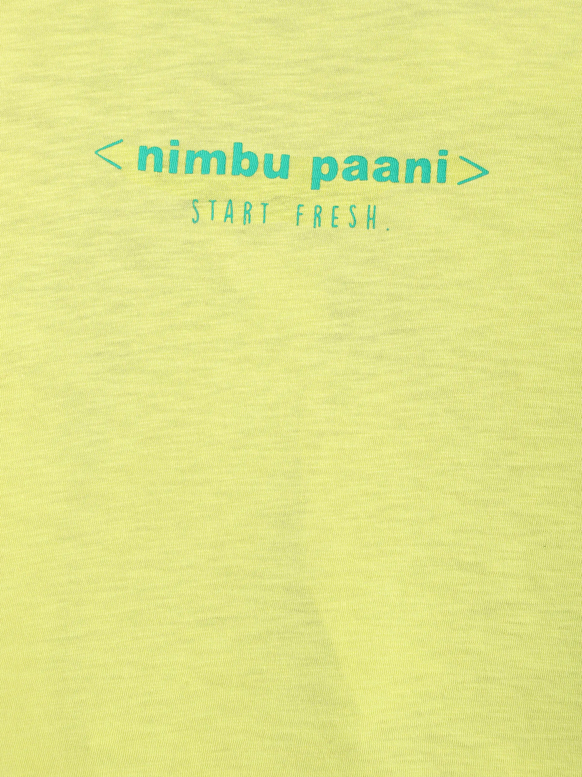 Boy Half Sleeve T-shirt Yellow 1516