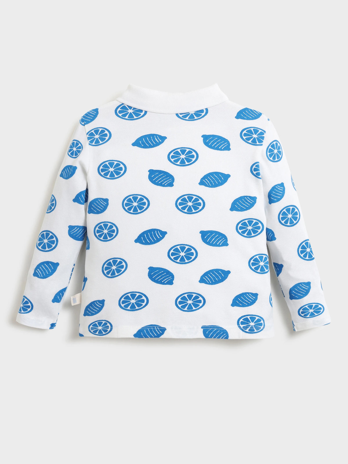 Printed Polo Neck Tee