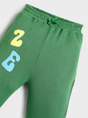 Girl Jogger Trousers Green 1550