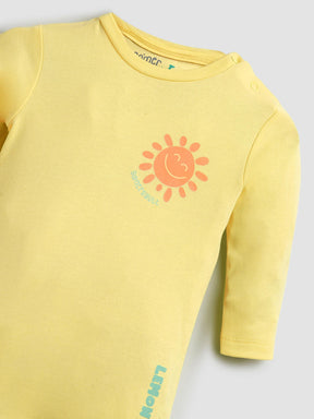 Sunny Day Printed Baby Girl Sleepsuit