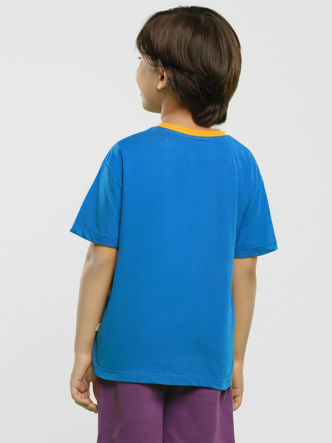 Contrast Neck Cotton Tee