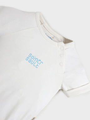 Lemon Graphic Baby Bodysuit Set