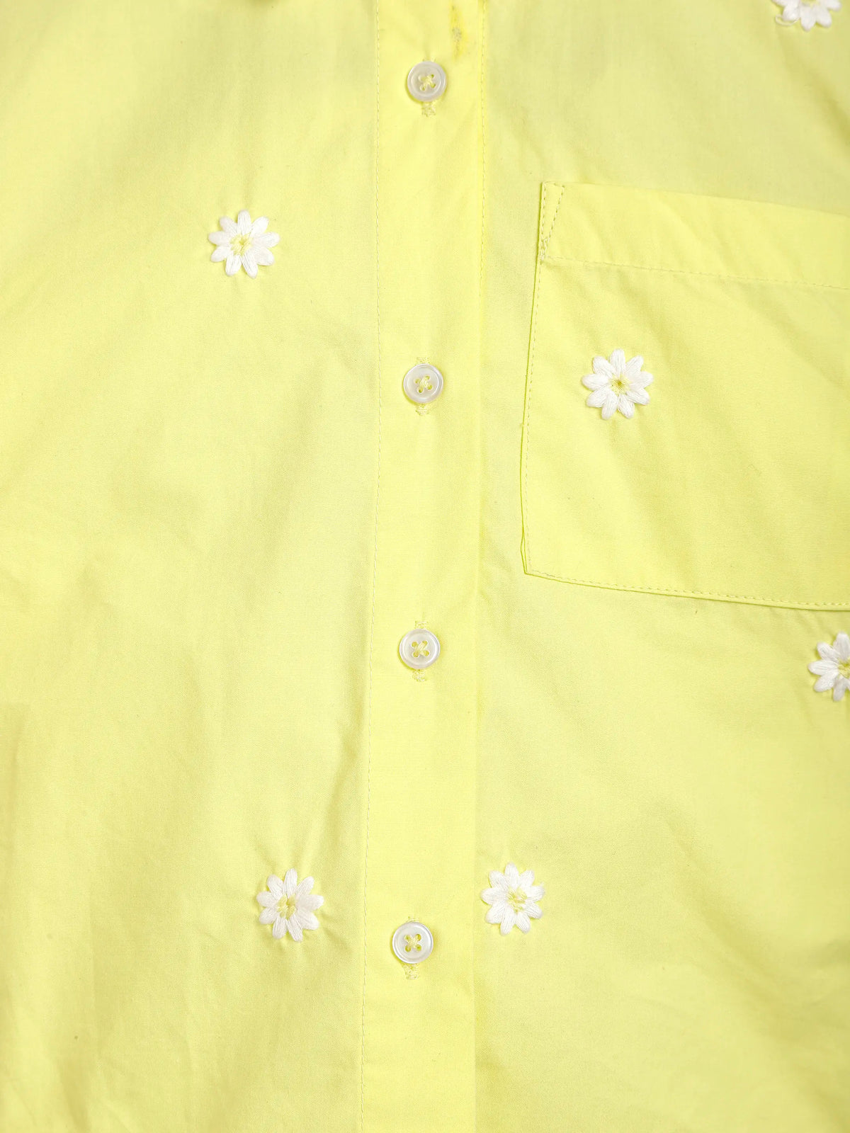 Daisy Embroidered Shirt