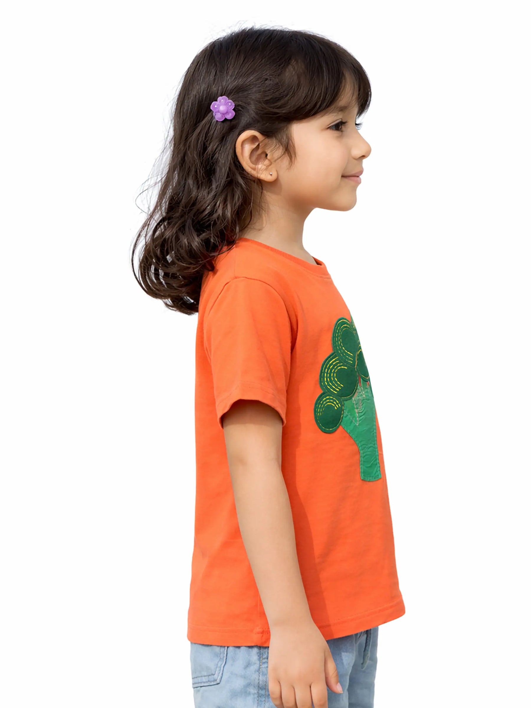 Broccoli Drop Shoulder Cotton Tee