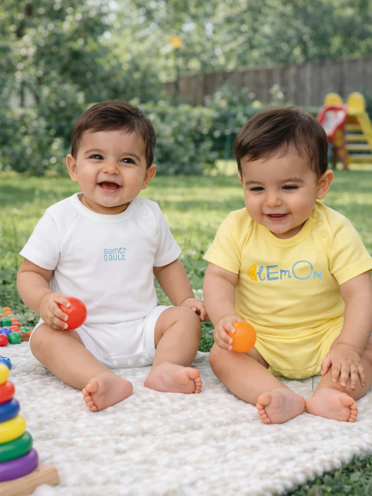 Pack of 2 Printed Bodysuit