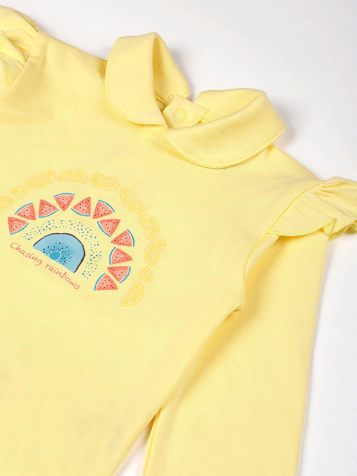 Pack of 2 Footed Cotton Sleepsuit
