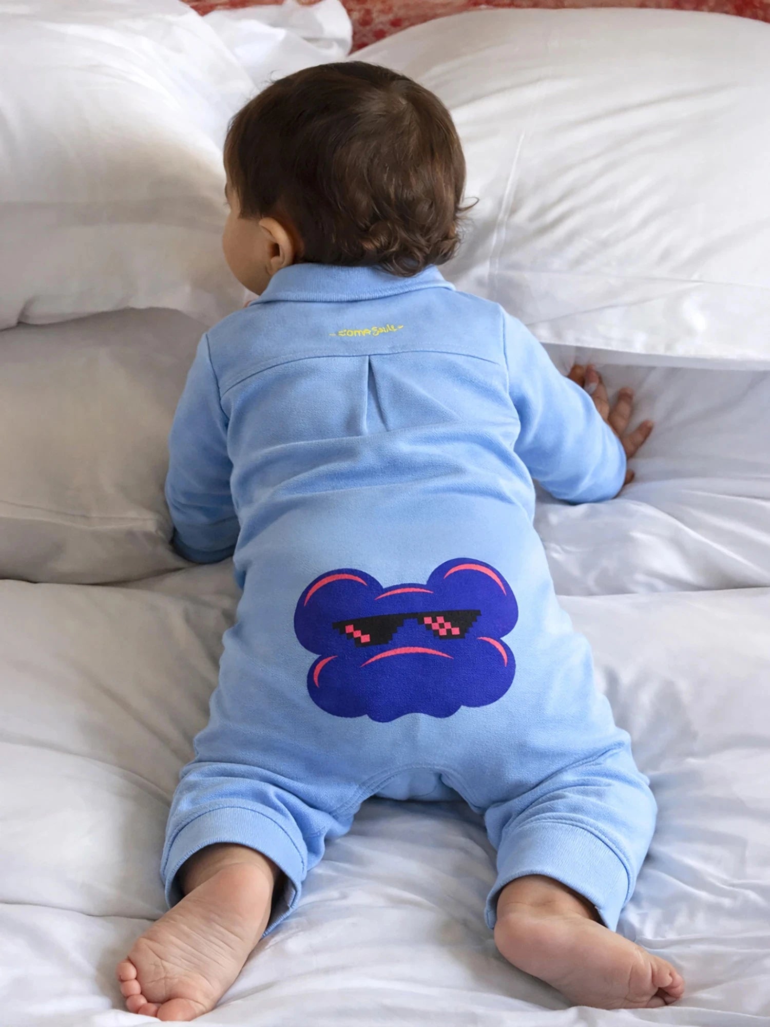 Gamer Monkey Printed Romper