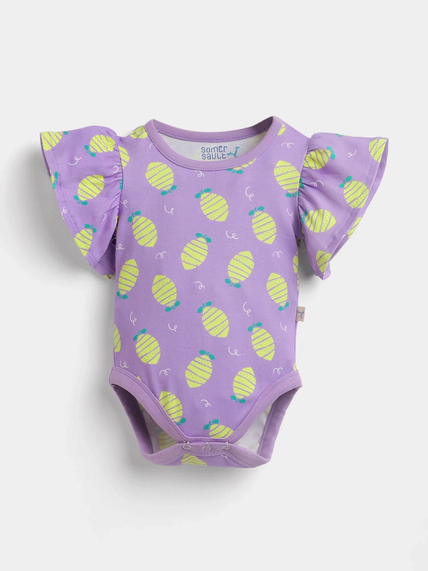 Printed Flutter Sleeve Bodysuit