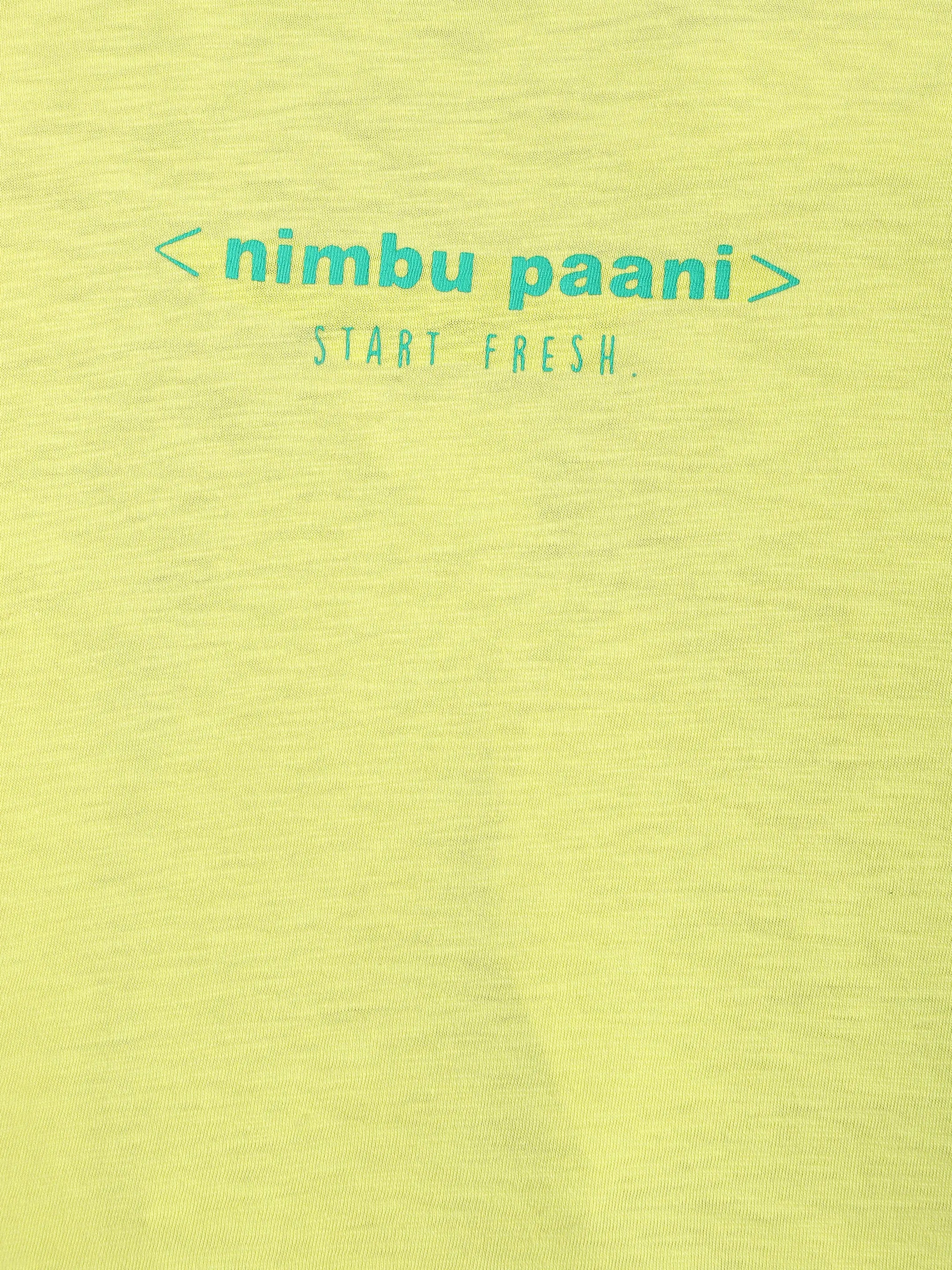 Contrast Neck T-Shirt