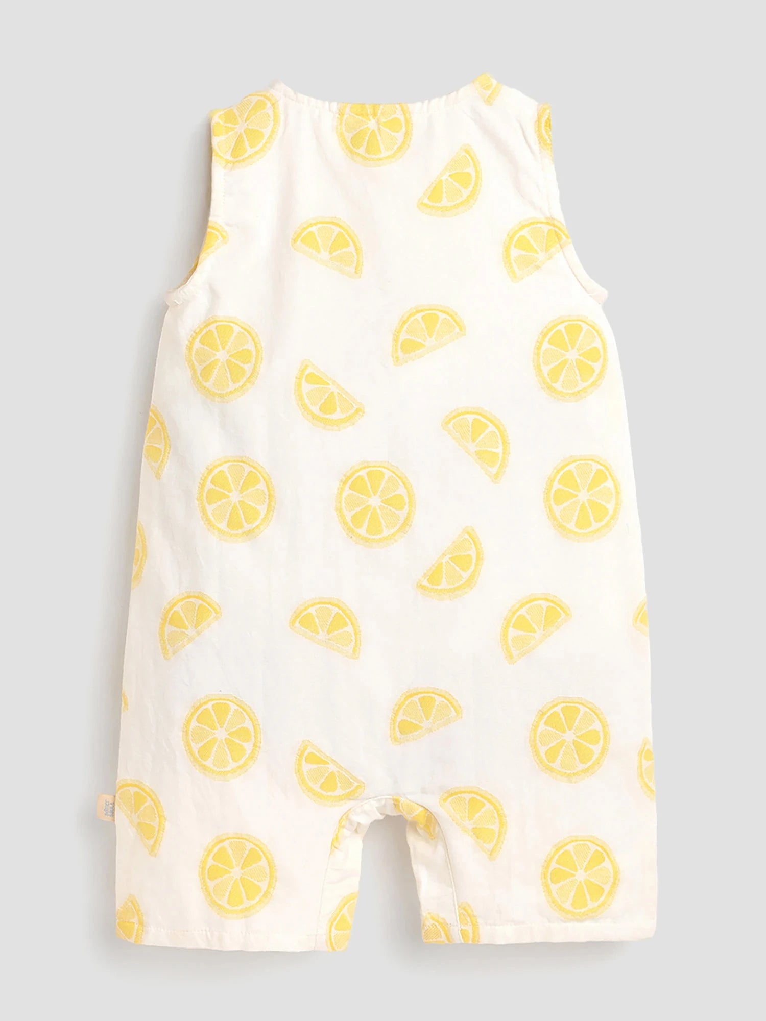 Lemon Print Sleeveless Baby Romper