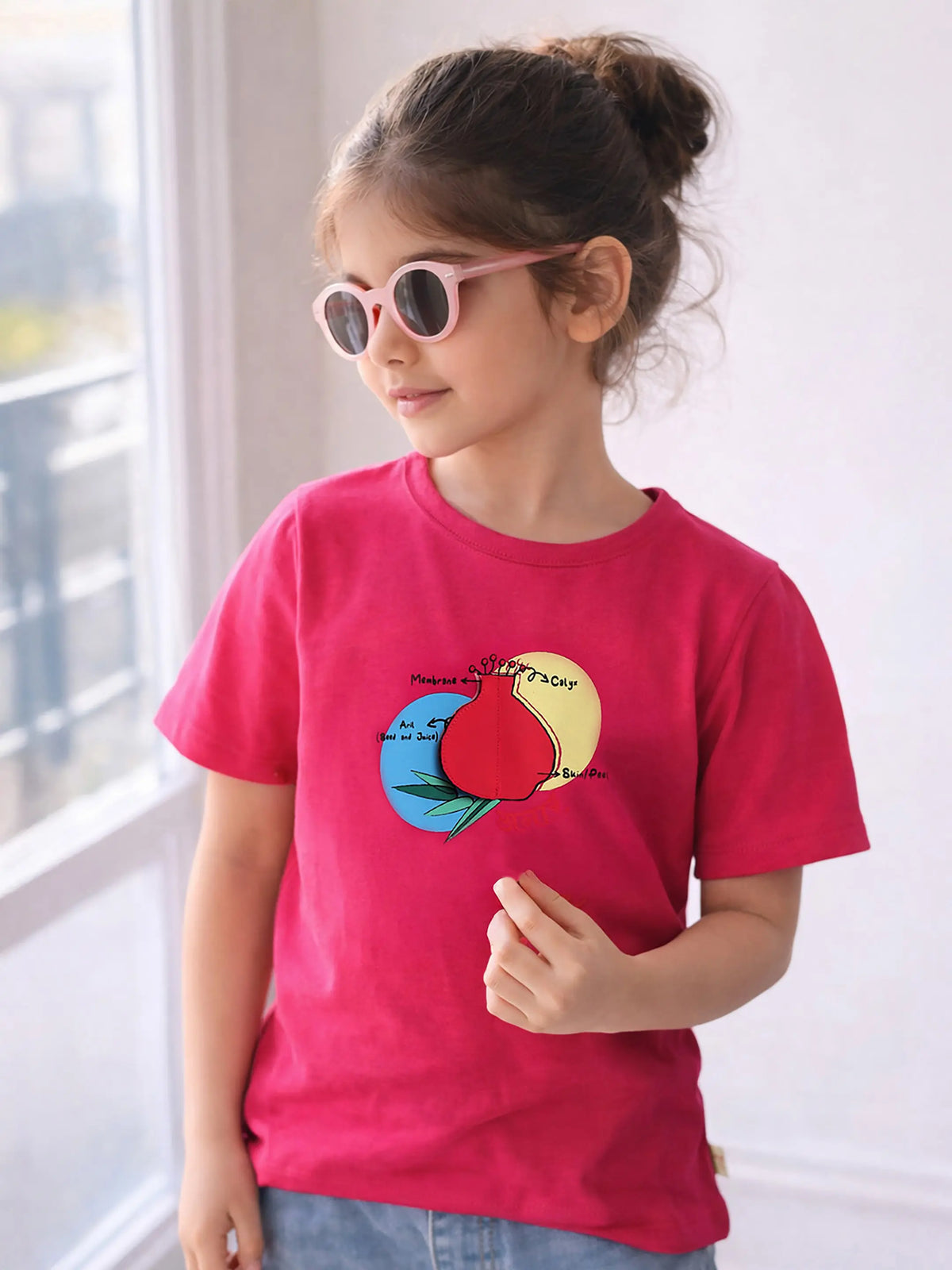 Anaar Applique Cotton Tee