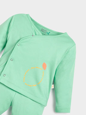 Everyday Comfort Baby Jhalba Set ̢‰âÛÏ Mint Green & Soft Yellow