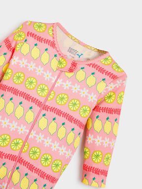 Printed Zip Sleepsuit