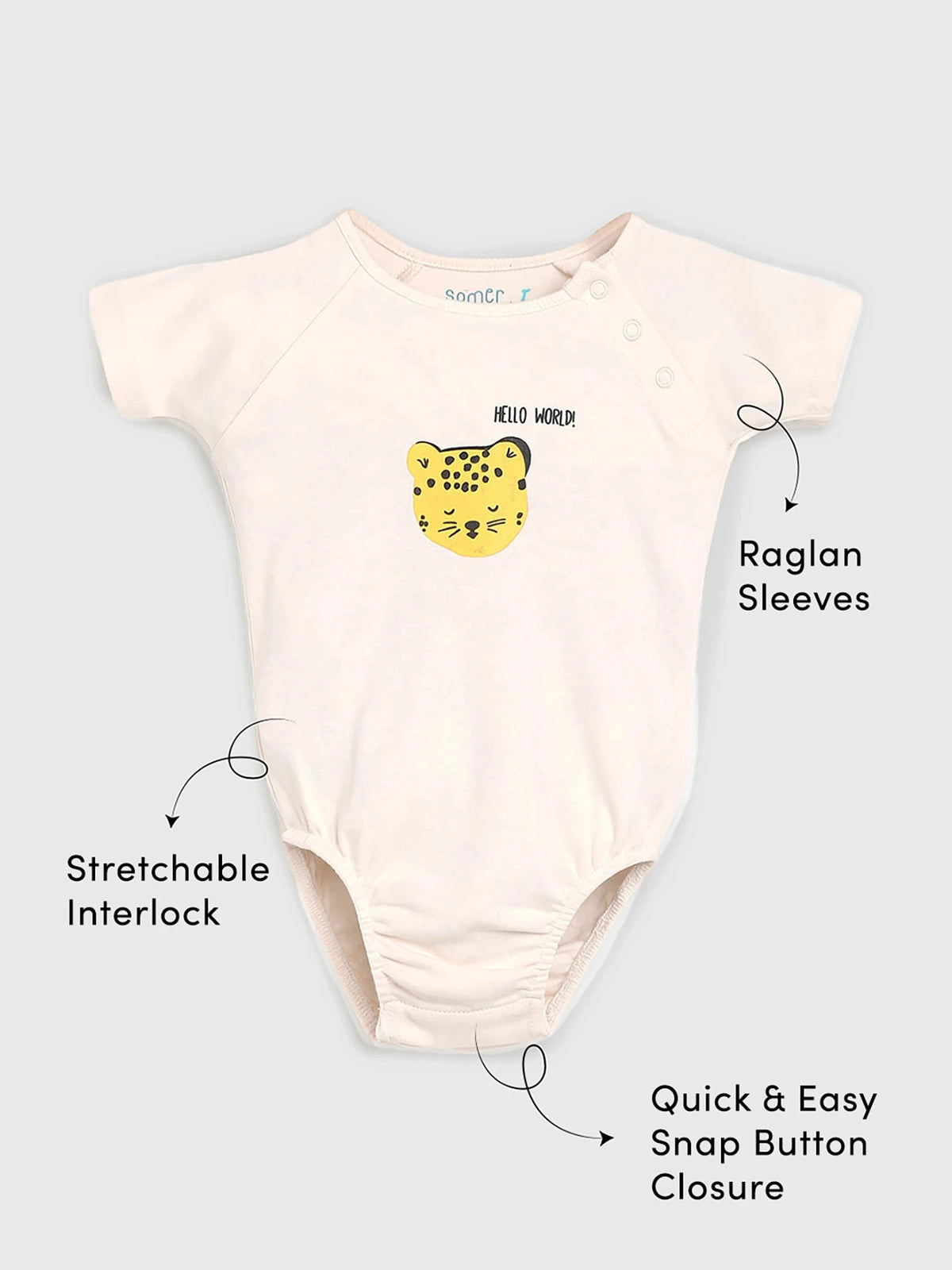 Tiny Tiger Essential Baby Boys Bodysuit
