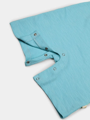 Fun Colour-Block Baby Girls Romper