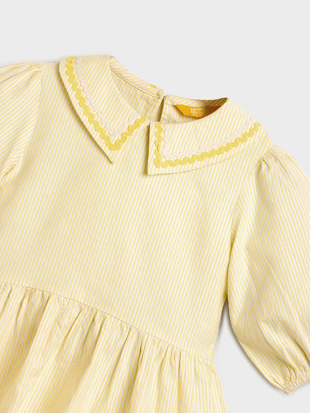 Mango Punch Peplum Cotton Top