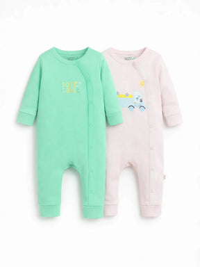 Bundle of Hug Printed Sleepsuit Multipack