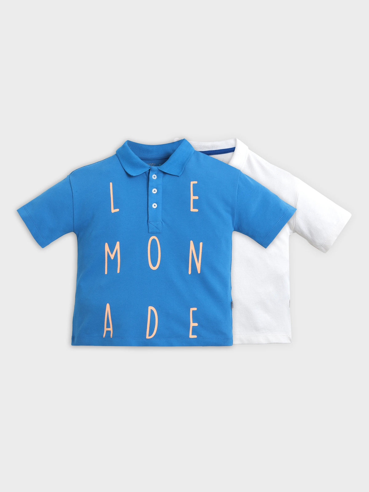 Pack of Two Lemonade Graphic Polo T-Shirts