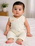 Pure Comfort Jhabla Sleeveless Baby Boy Set