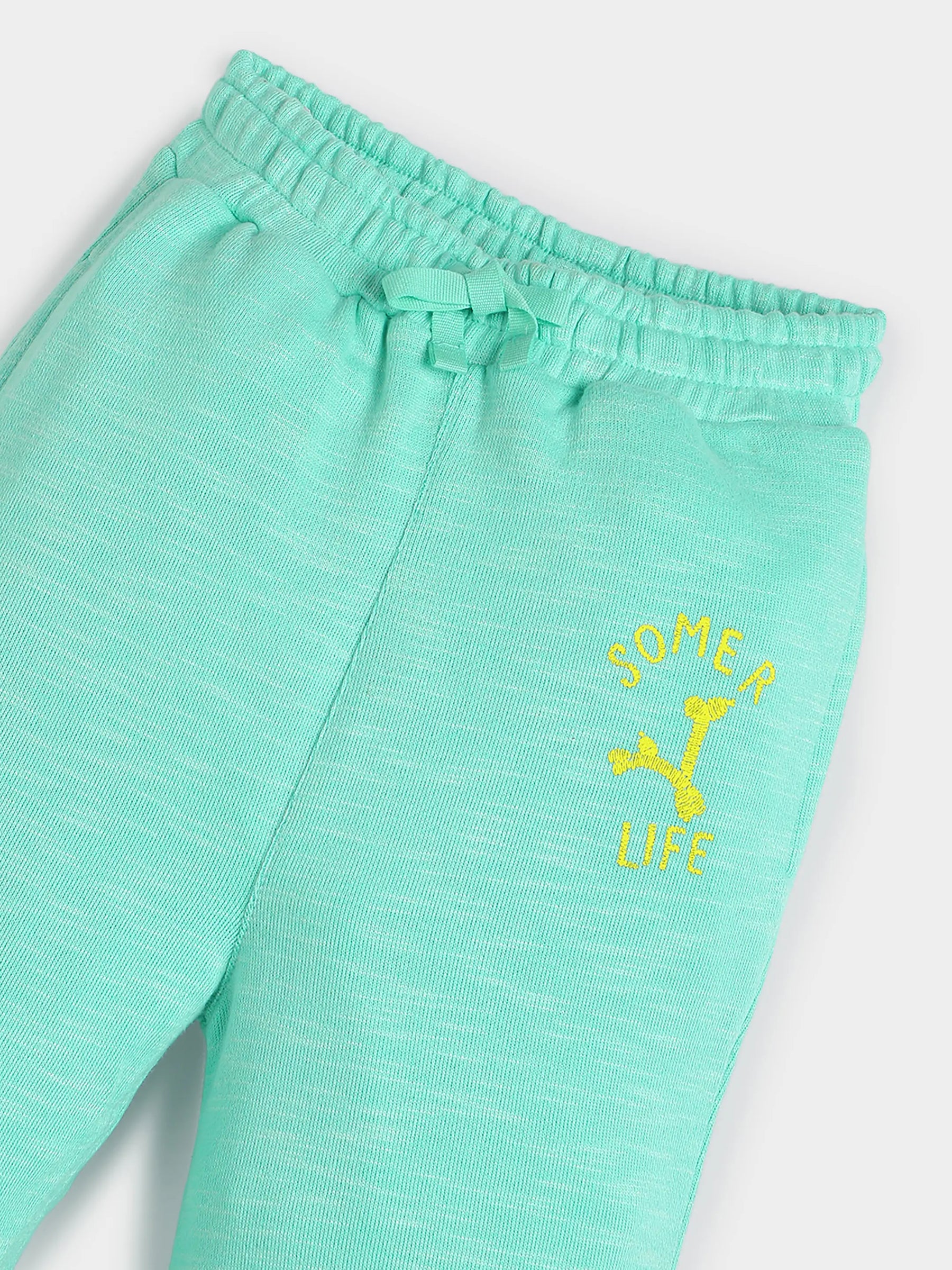 Girl Jogger Trousers Green 1547