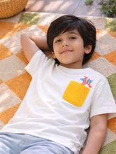 Jumping Girraffe Embroidered Cotton Tee