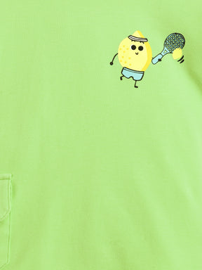 Juice Be Cool Tennis Graphic T-Shirt