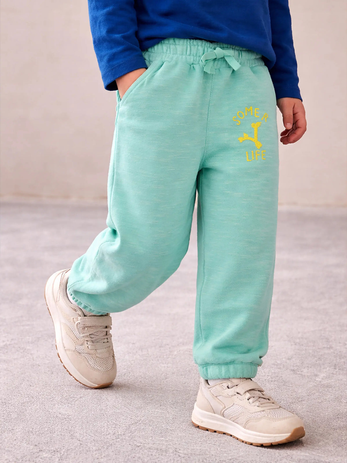 Girls Mint Green Somersault Life Jogger