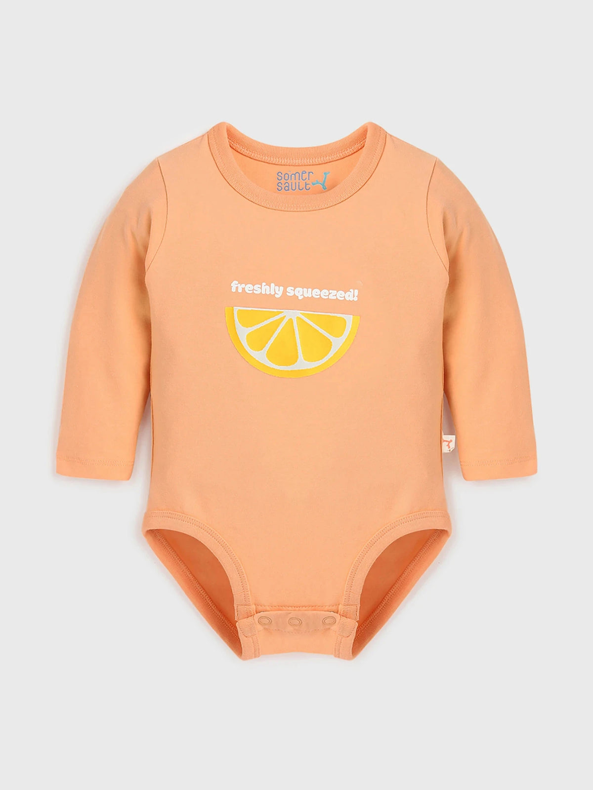 Freshly Squeezed Long-Sleeve Baby Girls Bodysuit