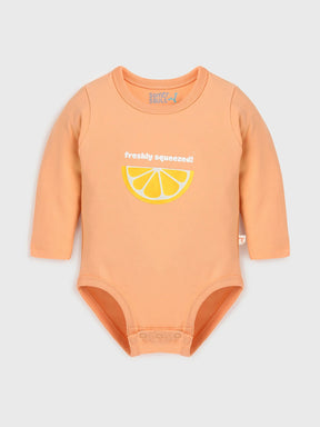 Freshly Squeezed Long-Sleeve Baby Girls Bodysuit