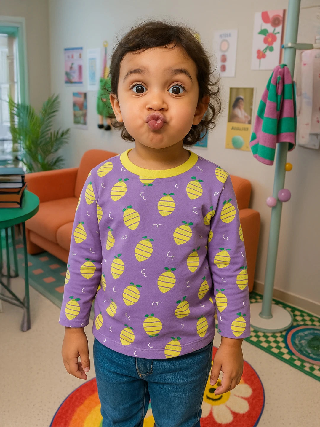 Lemon Long-Sleeves Tee