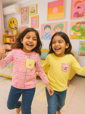 Ruffle Pocket Duo Tee Combo