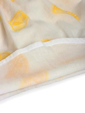 Lemon Print Sleeveless Dress