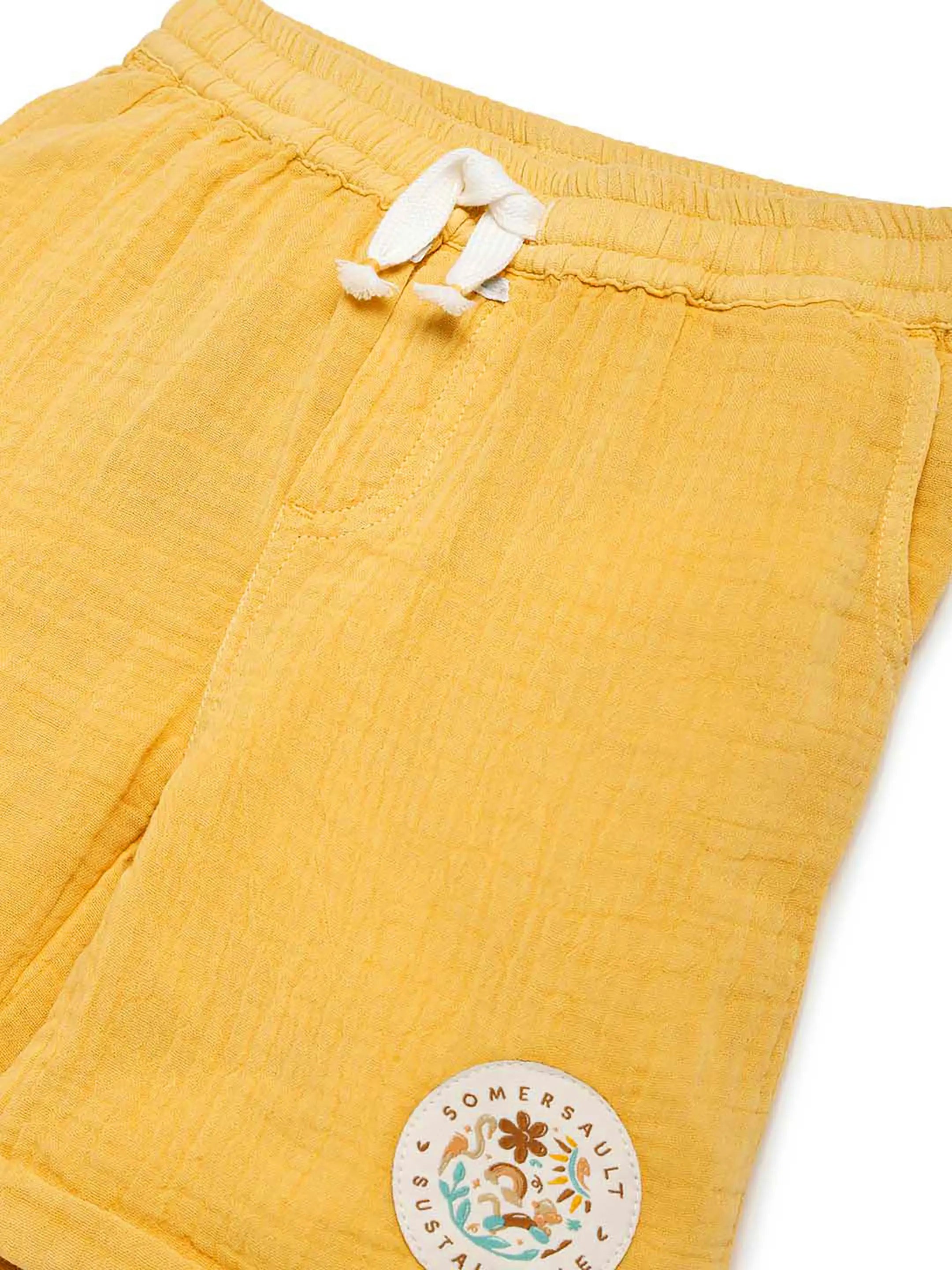 Yellow Natural Bermuda