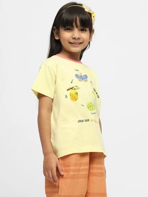 Caterpillar To Butterfly Cotton Tee