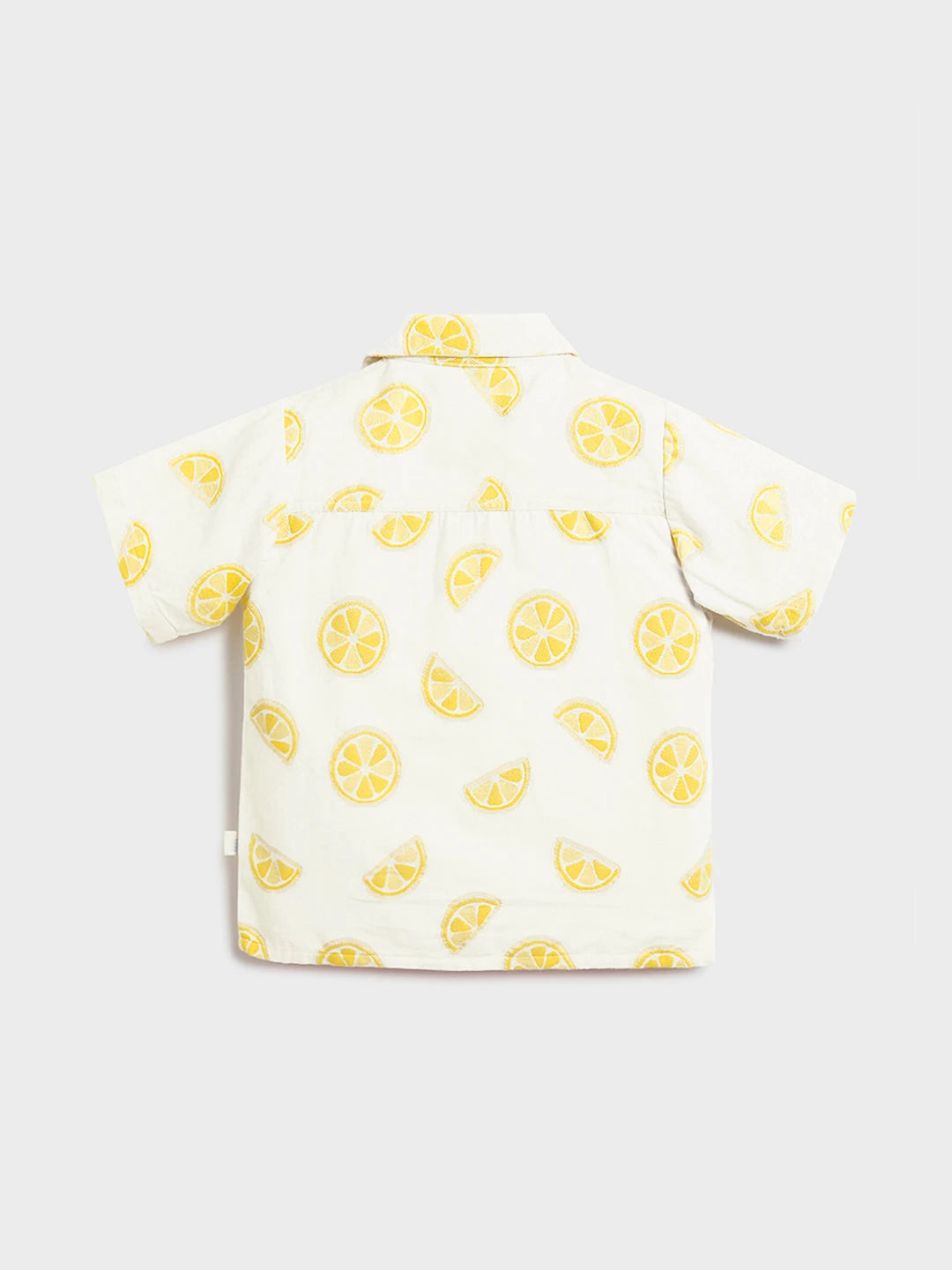 Lemon Print Short Sleeve Shirt