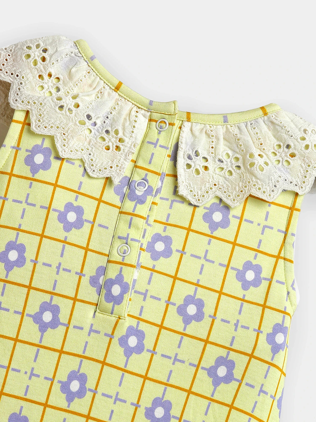 Blossom Printed Cotton Romper