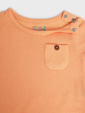 Pack of Two Pastel Textured Baby Romper Set