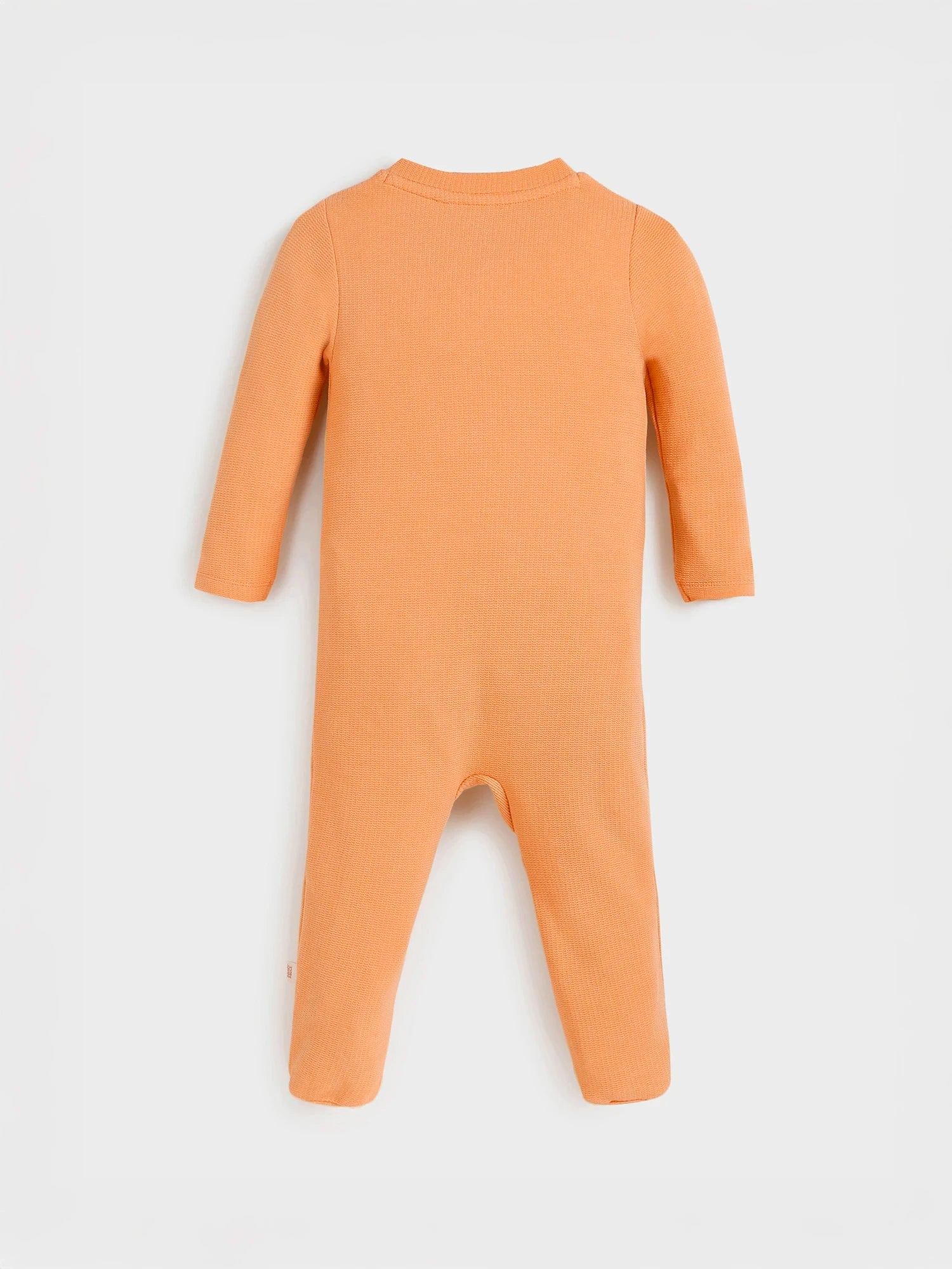 Fresh Orange AppliquÌÄå© Baby Sleepsuit