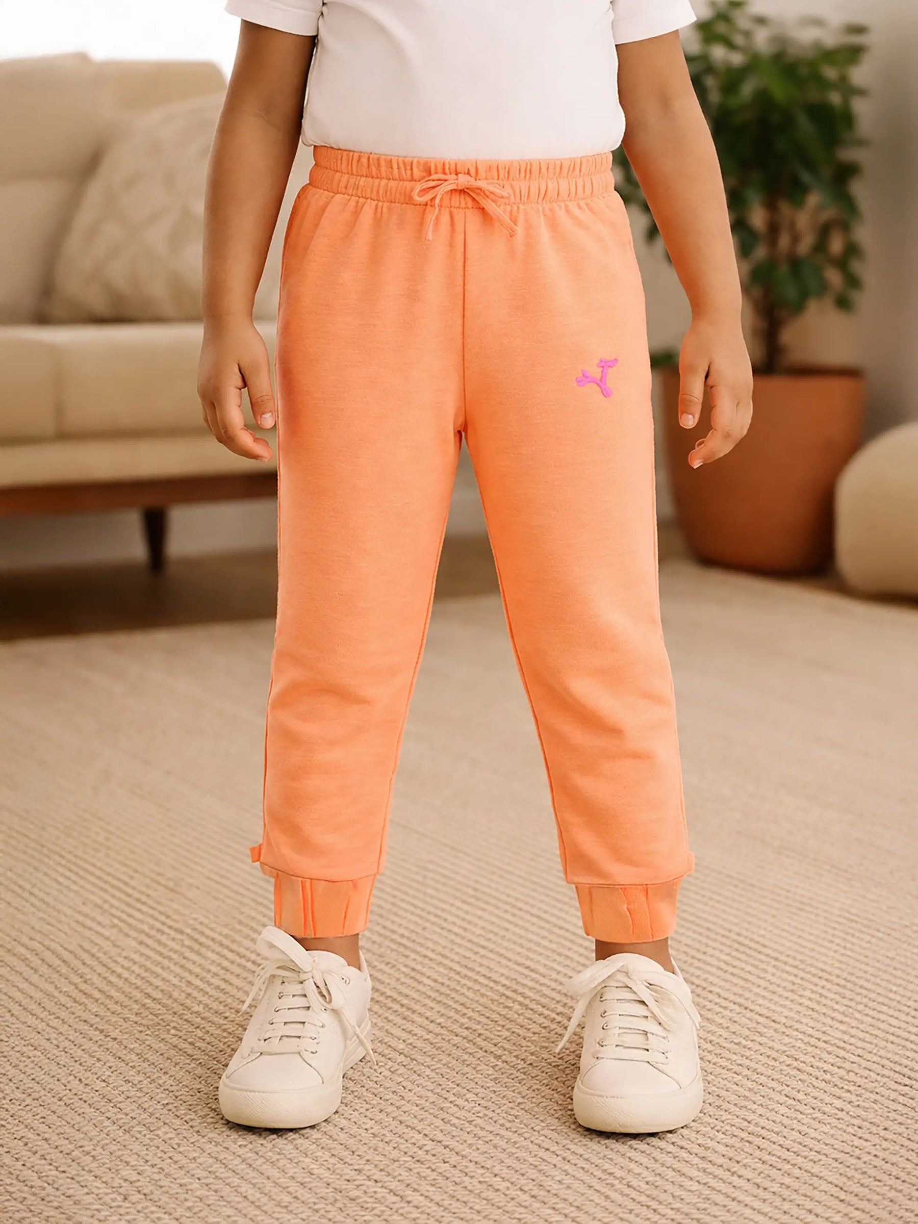 Cozy Orange Joggers