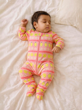 Printed Zip Sleepsuit