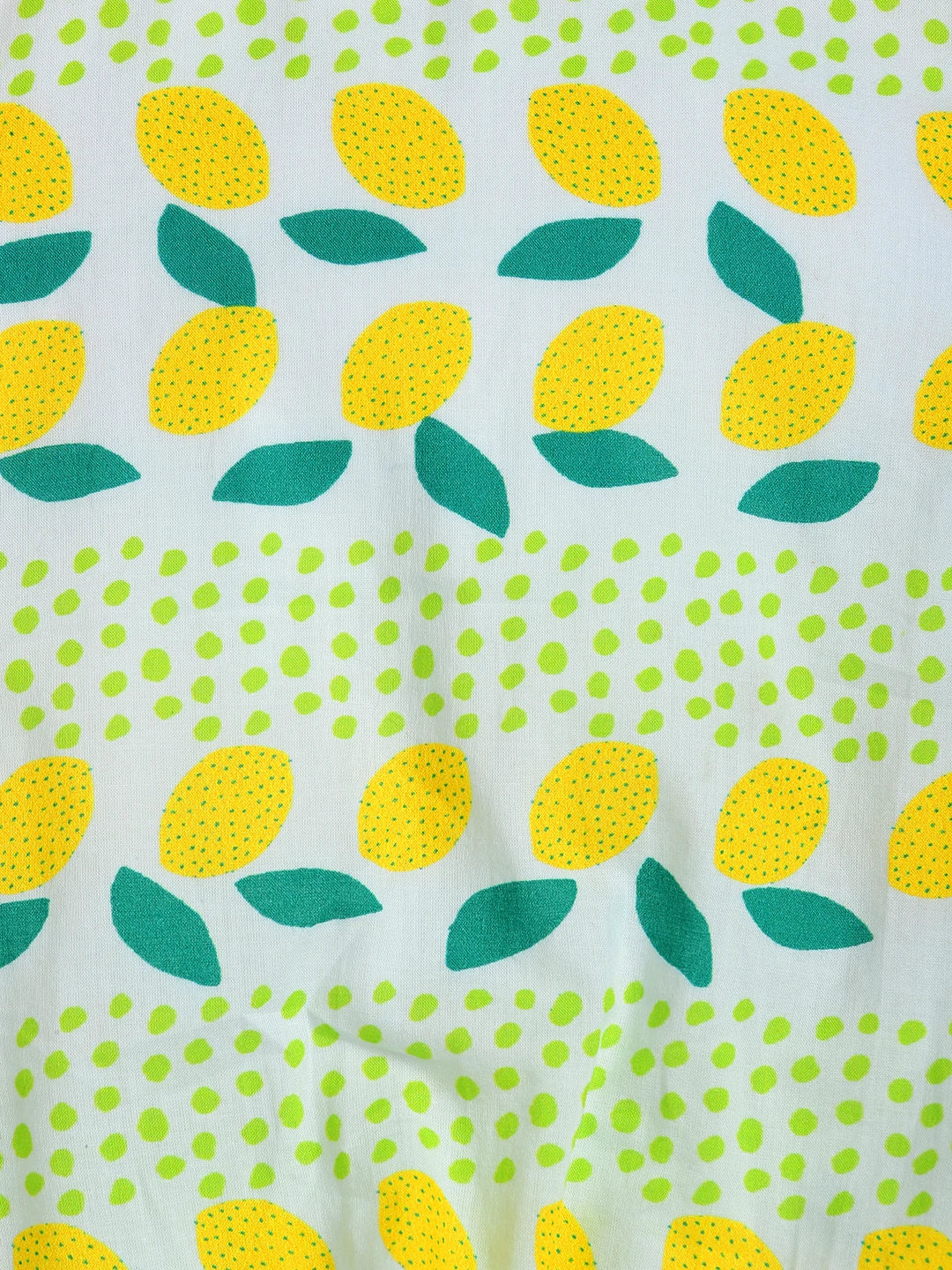 Lemon Stripe Sleeveless Bubble Top