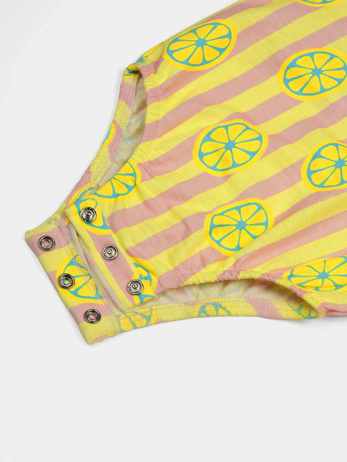 Pink Lemonade Stripe Baby Girls Bodysuit