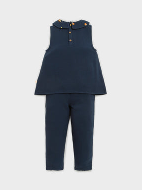 Girl Co-ord Set Blue 1729