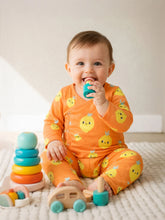 Orange Citrus Print Baby Boys Co-Ord Set