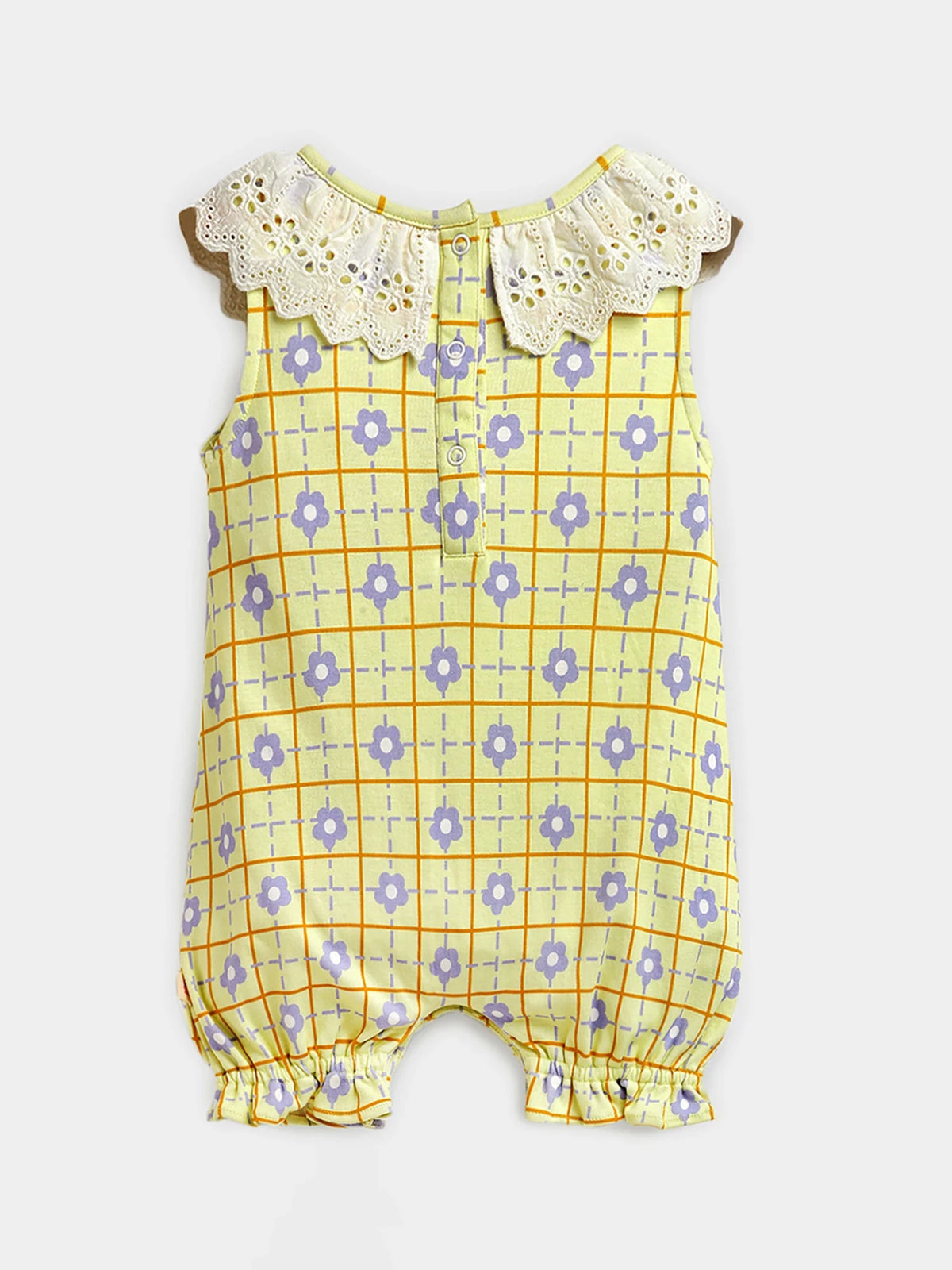 Blossom Printed Cotton Romper