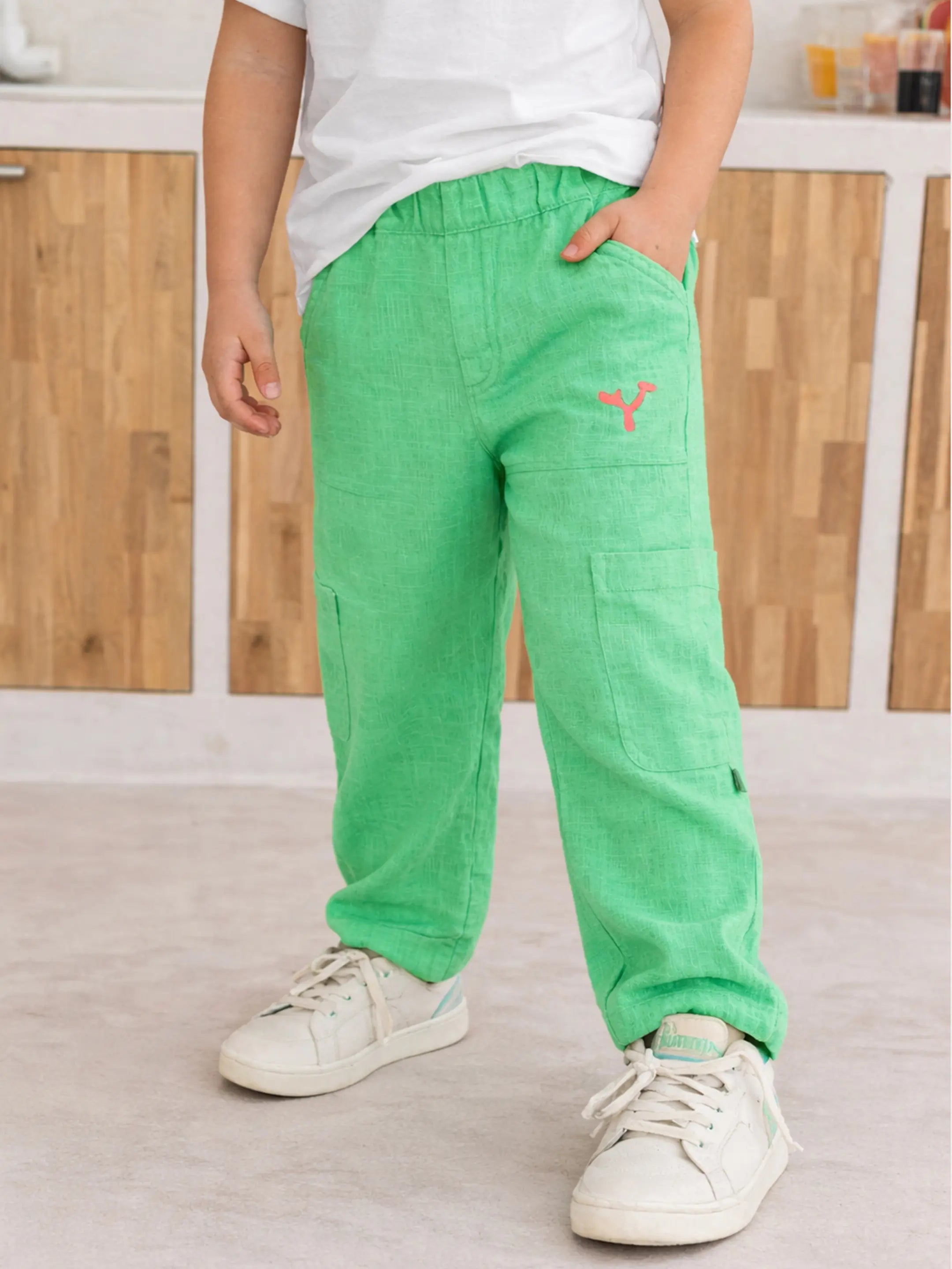 Green Everyday Cargo Pants