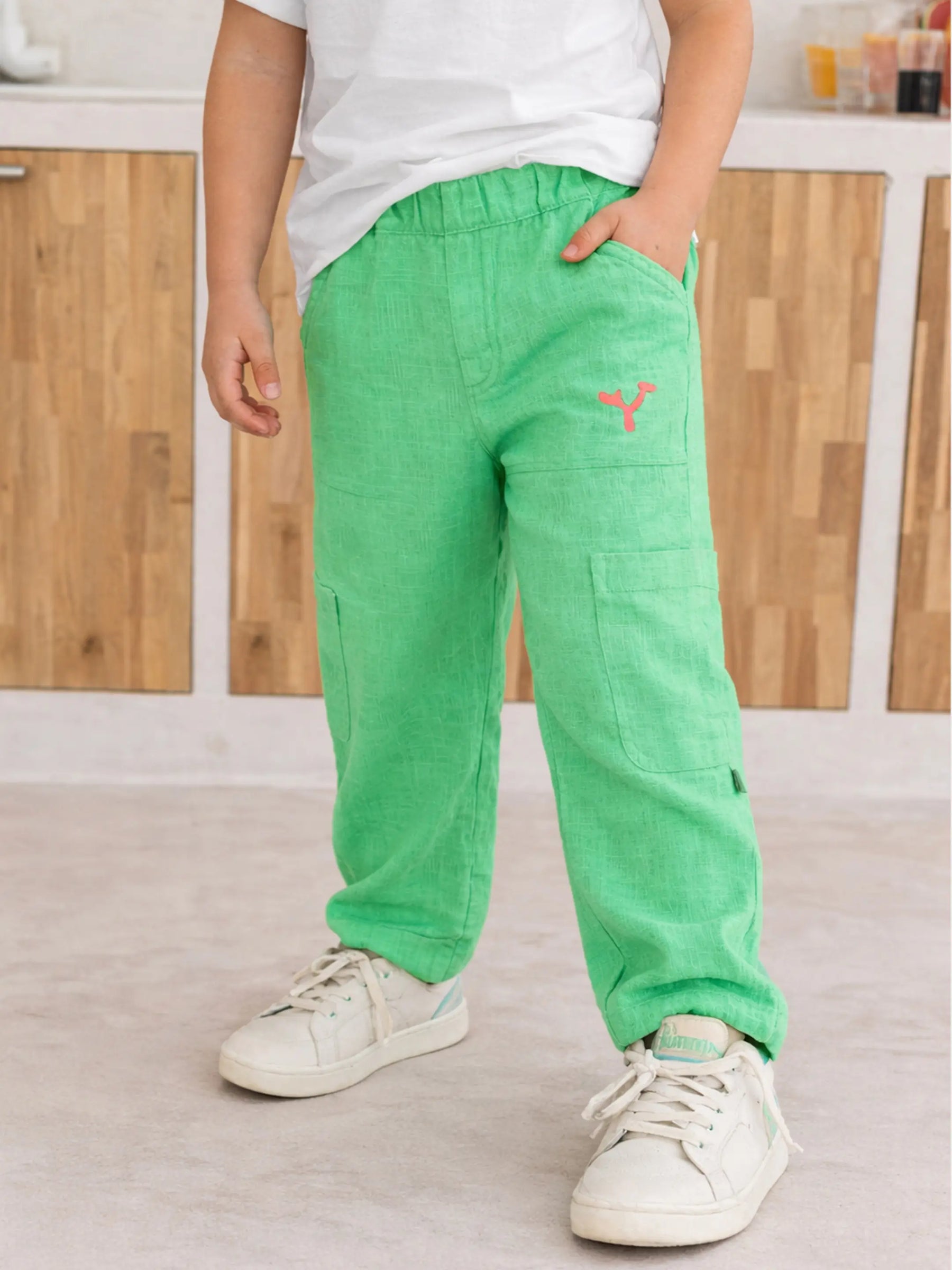 Green Everyday Cargo Pants